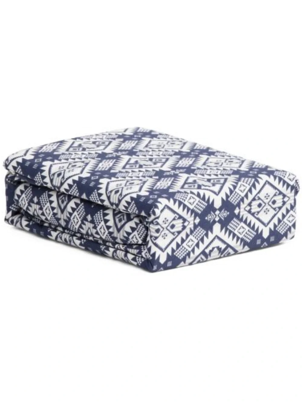 Pendleton Navy and White Cooling Geometric Sheet Set